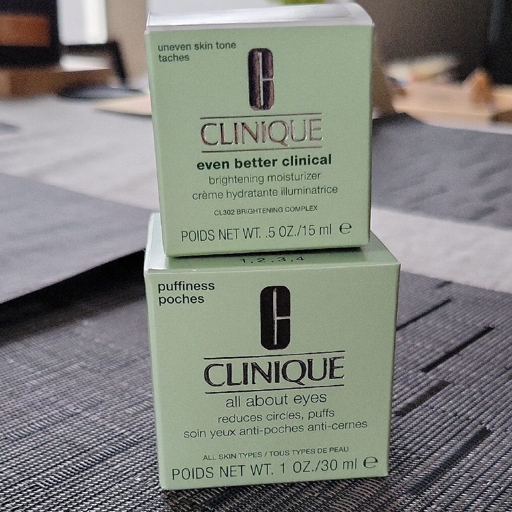 Clinique Even Better Clinical Brightening Moisturizer + All About Eyes